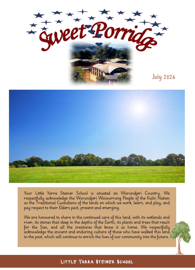 Sweet Porridge July 2026 Cover